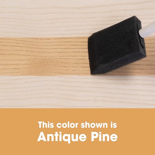 Image of Furniture Clinic Wood Stain | Water Based | Fast Drying, Low Odor, & Non-Toxic | Multiple Finishes | for Indoor & Outdoor Furniture and More | Antique Pine (85 Fl Oz / 2500ml)