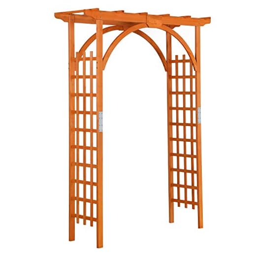 21 Stunning Clematis Trellis Ideas for Your Garden 2 Yaheetech 85in Wooden Garden Trellis Horticulture Garden Arch Arbor for Climbing Planting Plant Stand in Garden Yard Outdoor, Brown