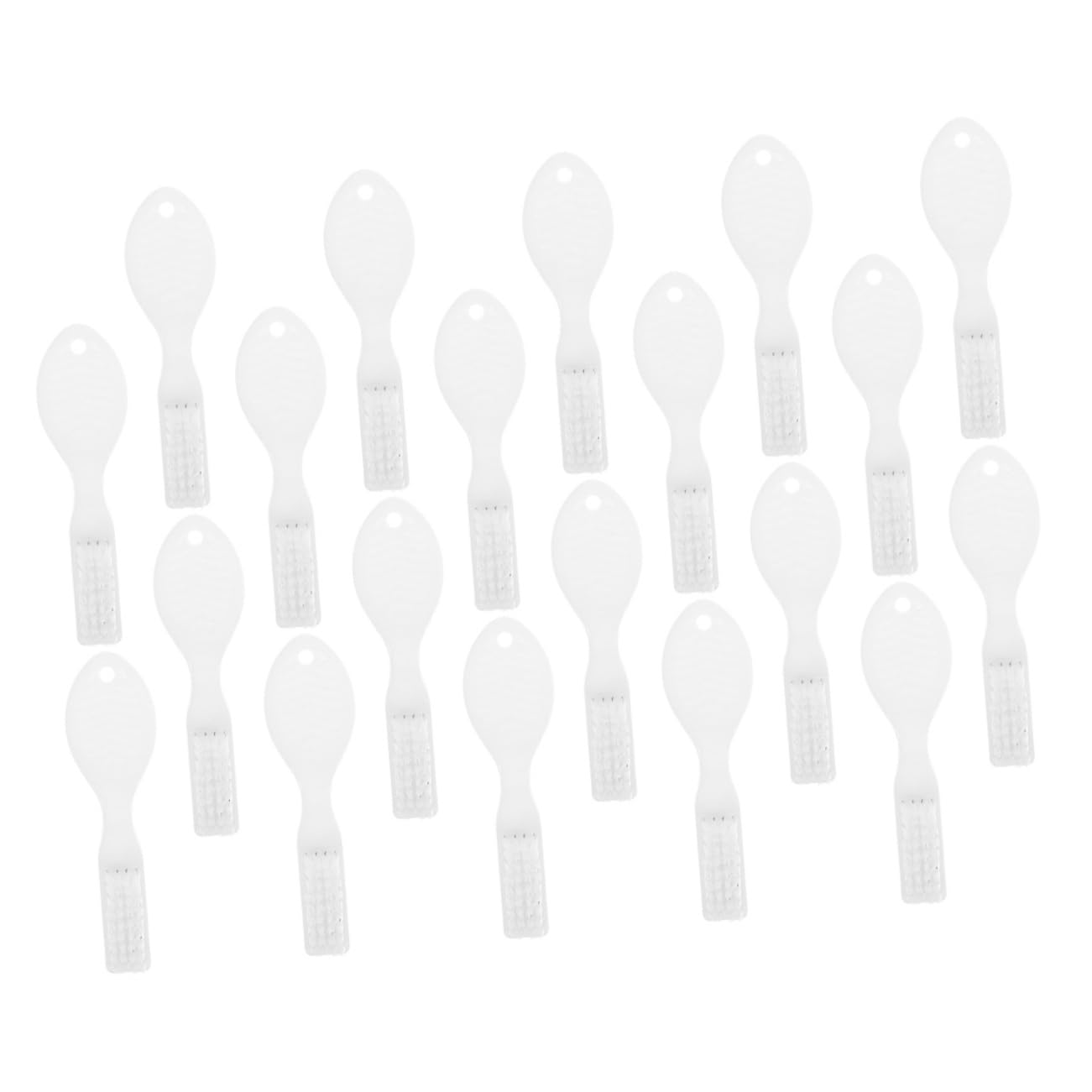 Beatifufu 20Pcs Ergonomic Handheld Prison Toothbrush Soft Handle for Inmates Portable Daily Oral for Easy for Sensitive Teeth