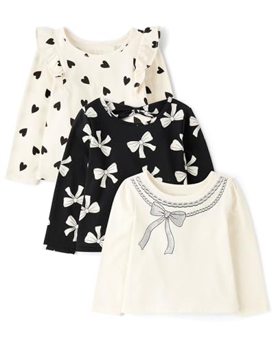 Image of The Children's Place Girls' Long Sleeve Knit Fashion Shirt