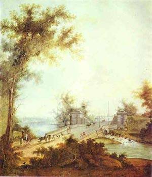 Peinture à l'huile de Shchedrin pour revivre l'élégance du paysage romantique de 1798