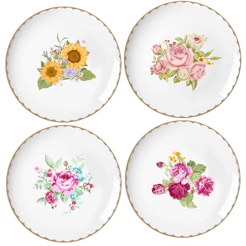 Bicuzat Vintage Floral Flowers Pattern Ceramic...