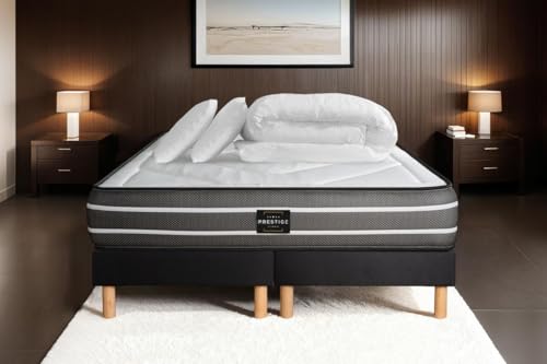 Pack Exclusive Double Sommier Noir-image