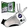 Golfer’s Best Tool â 6-in-1 Golf Multitool for Men & Women | Stroke Counter, Divot Repair, Brush, Ball Marker, Cleat Tightener, Club Cleaner | Compact Golf Gift & Souvenir