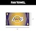 NORTHWEST Los Angeles Lakers NBA Hussle Micro Fiber Sports Towel 24 x 42 Inches