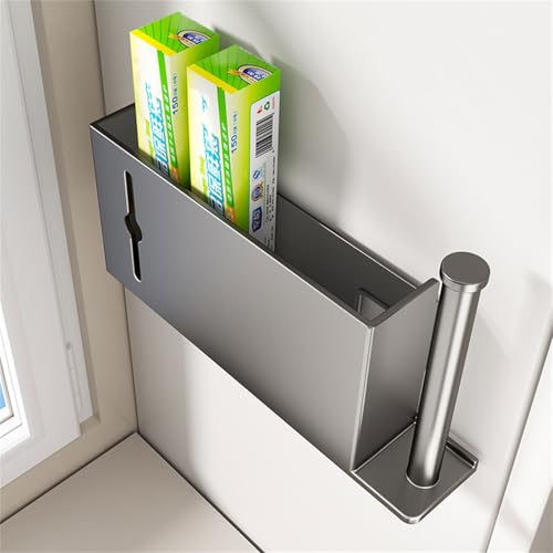 Organizador de pared adhesivo que soluciona la falta de espacio en cocina 7