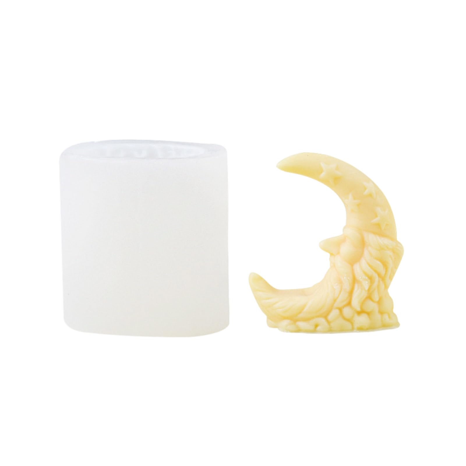 Kalttoy Silicone Mold for Elder Shape Scented Making Easy Demolding and Cleaning for Unique Home Projects Making