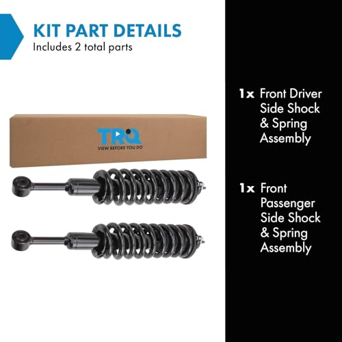 Image of TRQ Front Strut Spring Assembly Compatible with 2016-2023 Toyota Tacoma