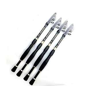 hengel Telescopische lokken hengel 1,6/1,8/2,1/2,4 M ultralichte carbon Spinning hengel lokken 10-30 gew G-black_2.4m Hengel (Color : Black, Size : 2.1m)