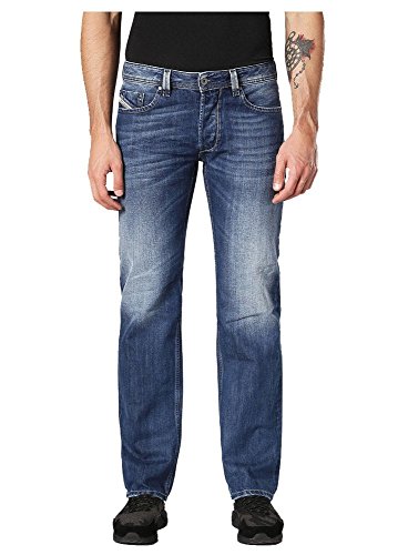 Diesel 00C06R Larkee, Jean Droit Homme, Bleu (Medium Blue 01)- W33/L34