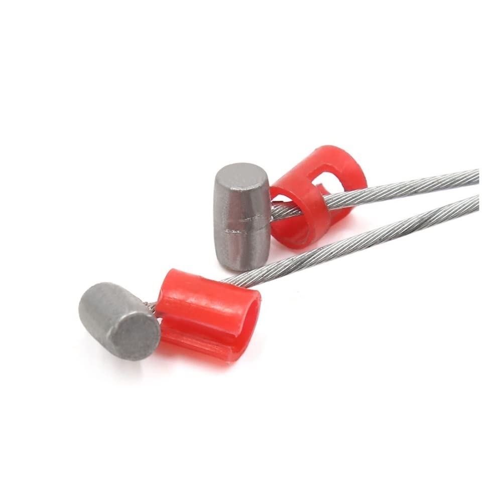 WOLWES Moto Tubo Freno 1.2m 1.8m 2m Moto Scooter Acceleratore Cavo Frizione Cavo Cavo Anteriore Freno Posteriore Filo Cavo Acciaio (Color : 10pcs 1.8m Clutch)