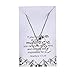 Uloveido Stainless Steel Faith Pendant Necklace Mustard Seed Heart Charms Christian Necklaces Packed with Gifts Box Y1030 (Heart)