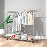 Tendedero de acero inoxidable resistente para interiores y exteriores, hogar