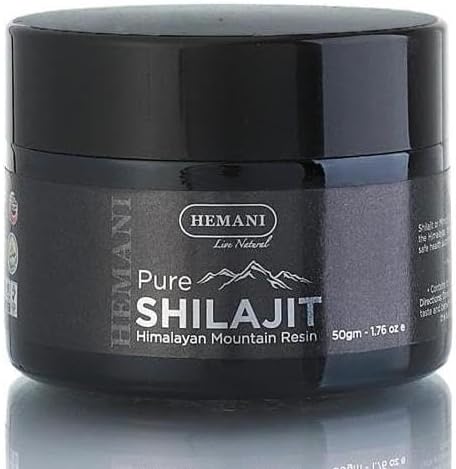 Hemani Pure Himalayan Shilajit Resin 50g - 100% Natural, Premium Quality Adaptogenic Herb