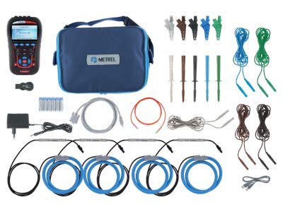 Metrel MI 2885 Master Q4 Power Quality Analyzer with included accessories
