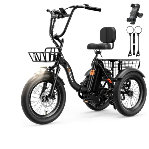 Jasion Electric Tricycle for Adults, Electric Trike 3 Wheel Electric Bike image 7