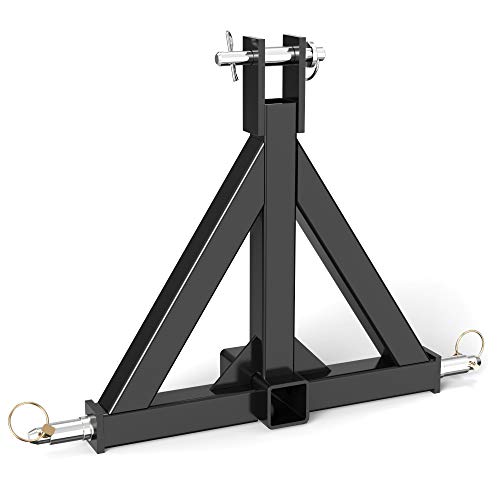Image of YINTATECH 3 Point 2 inch Receiver Hitch Category 1 Tractor Adapter