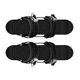 Neuer boomender Wintersport: Kombination aus Skifahren und Skaten. Verwandeln Sie Ihre Schuhe in einen Skischuhaufsatz für Miniski!
