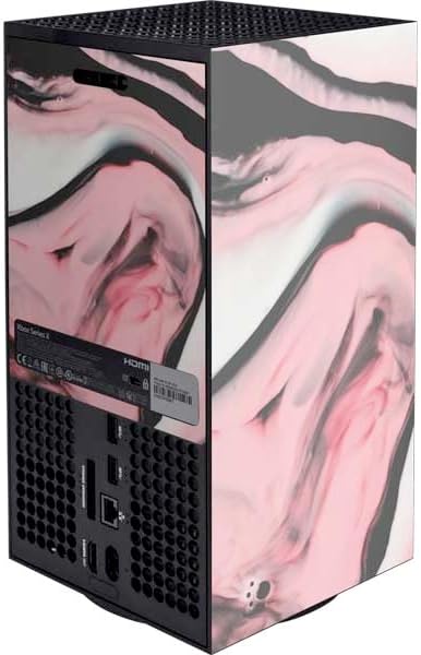 Skinit Decal Gaming Skin Compatible with Xbox Series X Console - Pink Marble Ink Design