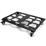 ZDAGELD Werkzeugwagen mit Einer Kapazität von 200 Pfund und Bremsen, Rahmen aus Kohlenstoffstahl, Großen Rädern Zum Bewegen von Geräten und Möbeln, kein Bohren Erforderlich, Ideal für
