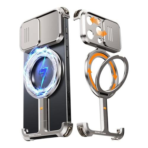 RGDDCV dbیP[X For iphone 16pro 360°]COX^hdbP[X A~jE XChJYJo[ t[X MёϏՌVF p iphone16 Pro Max,Titanium,iPhon