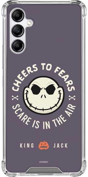 Skinit Clear Phone Case Compatible with Galaxy A14 5G - Officially Licensed Disney The Nightmare Before Christmas Love You to Death Design