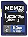 Produktbild MEMZI PRO 64GB 100MB/s Klasse 10 V30 SDXC-Speicherkarte Kompatibel für Sony Alpha a7R IV ILCE-7RM4, a7R III ILCE-7RM3, a7R II ILCE-7RM2, a7R ILCE-7R E-Mount Digitalkameras