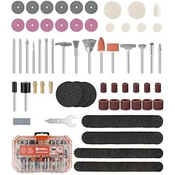 HARDELL 227Pcs Rotary Tool Kit w/ 1/8