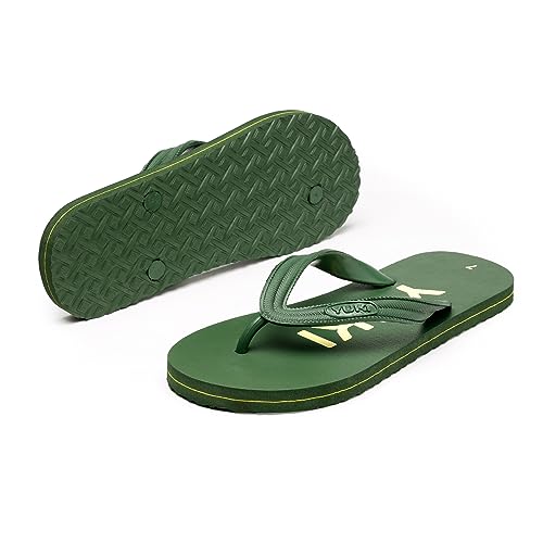 Image of YUKI Unisex Slippers | Hawai Chappal Rubber Flip Flops Slippers, Comfortable & Ultra-Light, Waterproof Non-Slip Thong