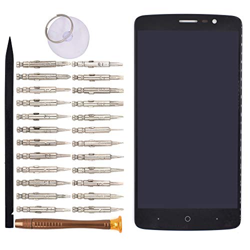 Image of LCD Screen Display with Digitizer Touch Panel Without Bezel Frame for ZTE Max XL N9560(Black)