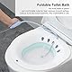 Sitzbad für Toilettensitz, Schwangere tägliche Betreuung Hygieneprodukte Postpartum-Toilettenbad ohne Kniebeugen, Reduziert Schmerzen, Auslaufsicher, Wassermassage, Faltbares Sitzbad mit Spülung(Grün)