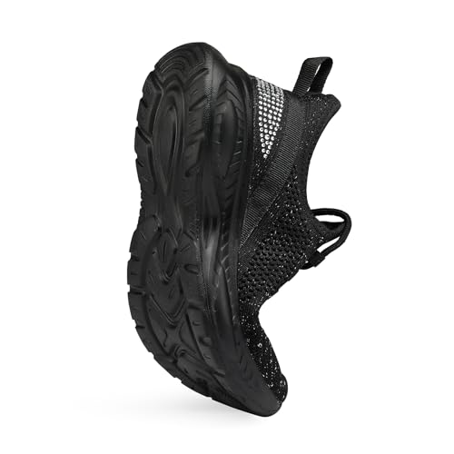 runside girls lightweight sneakers kids lace-up tennis running shoes breathable walking shoes for toddlerlittle kidbig kid