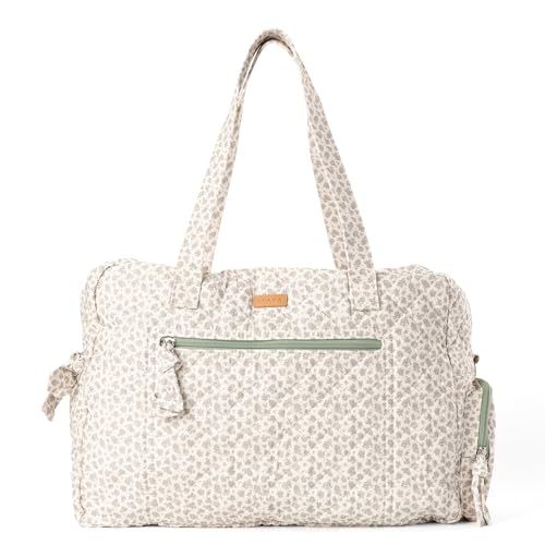 Staya Quilted Duffle Bag - Perfect Travel Companion, Quilted Weekender Bag for Women, (Sweet Pea)
