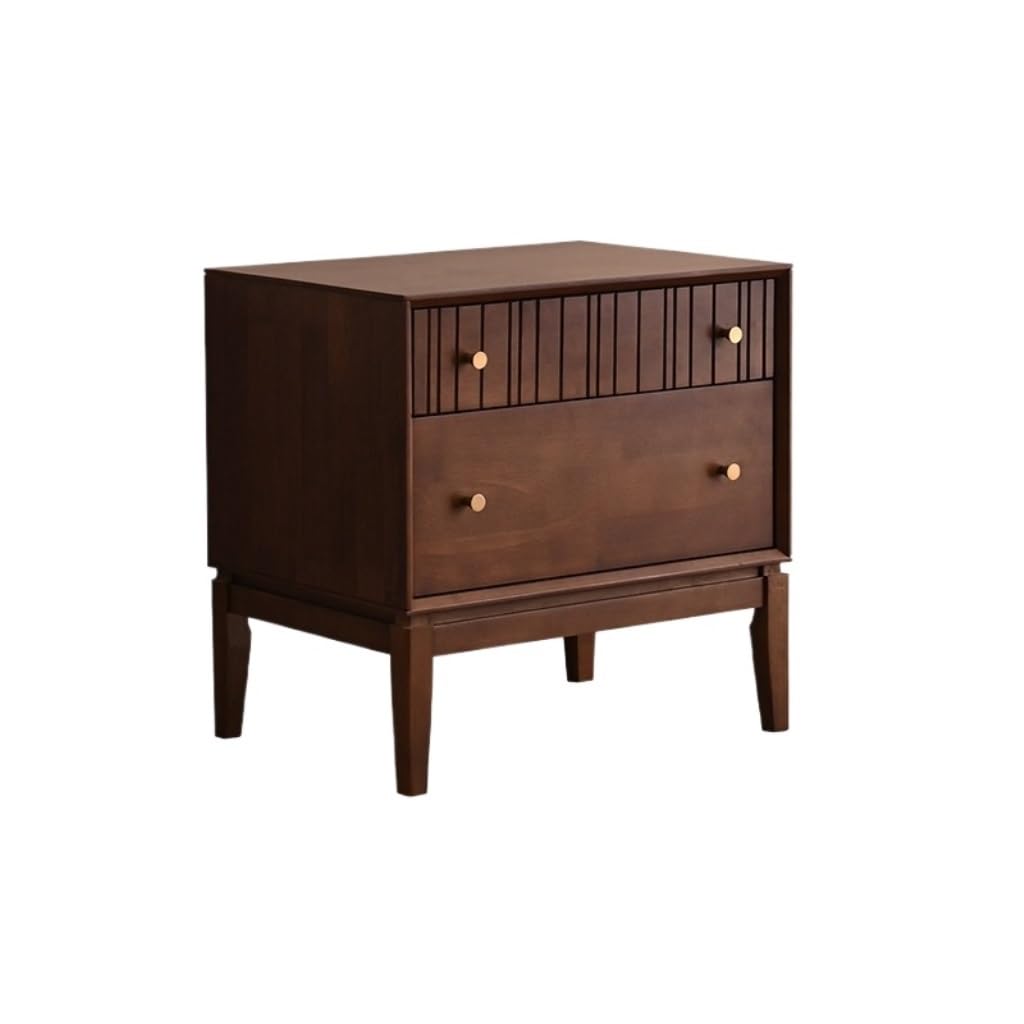 GFHTRELY Couch Desk Bedside Table Solid Wood Drawer Type Bedside Storage Cabinet Simple Bedroom Storage Cabinet Small Table(03)