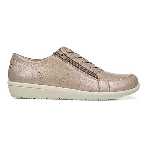 Vionic Women's Magnolia Abigail - Ladies Lace Up Flat with Concealed Orthotic Arch Support 10 Wide
