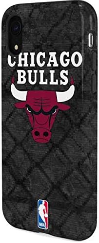 Skinit Pro Phone Case Compatible with iPhone XR - Officially Licensed NBA Chicago Bulls Dark Rust Design