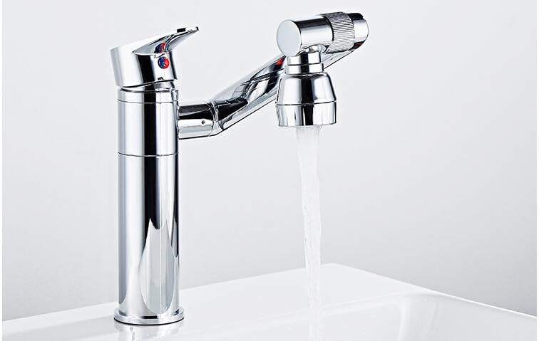 Mélangeur de salle de bains rétro pour évier chaud et froid design antique