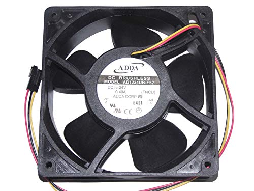 Ventilateur 12 cm triphasé 24V Adda ad1224ub-f52 à 3 fils haute pression