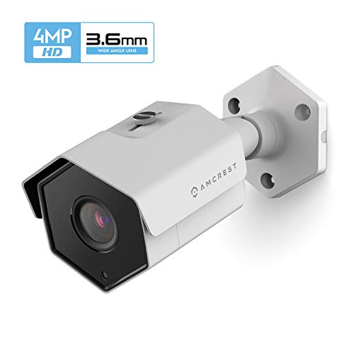 Amcrest UltraHD 4MP Outdoor POE Camera 2688x1520p Bullet IP Security Camera, Outdoor IP67