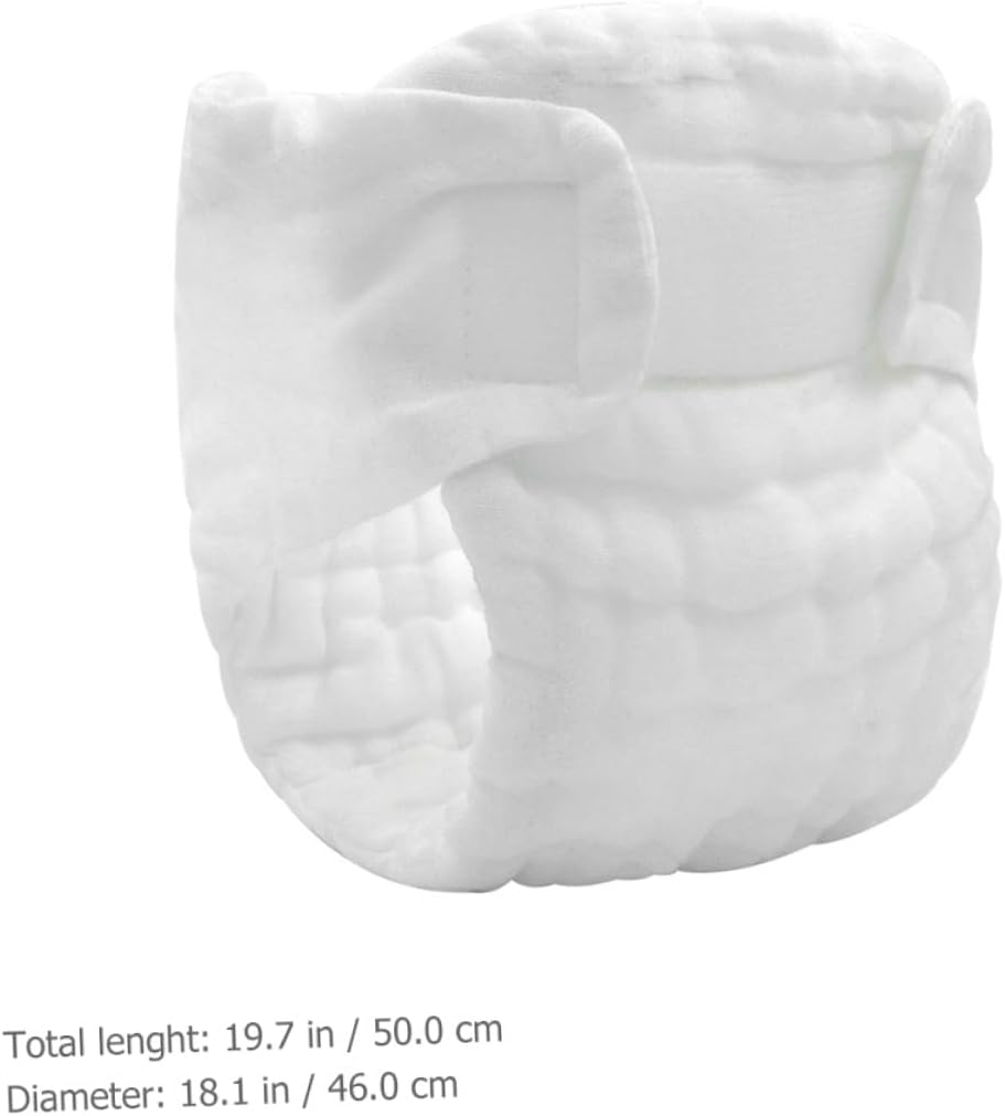 DECHOUS 5pcs Essentials for Newborn Cloth Diapers Inserts Washable Diaper Pants Leak-Resistant