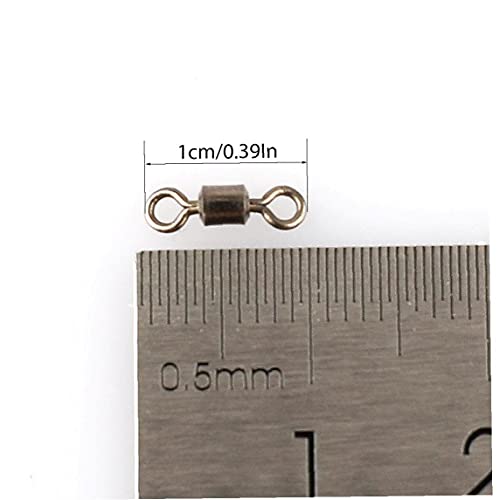 Angelausrüstung Steckverbinder, Hookline Kugellagerwirbel Clips Anschlusssperre Heavy Duty Zubehör 100pcs Angeln - Image 7