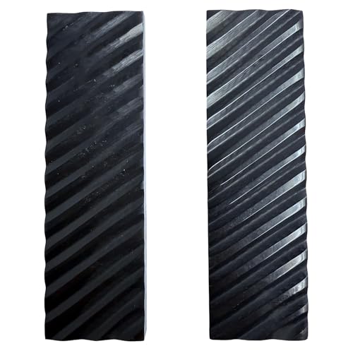 Malayan Products Buffalo Horn Scale Blanks, Knife Making Blanks, Natural Resource 5" Knife Handle Making, DIY Knife Handle Blanks, Set of 2 Scales, Handle Blanks Crafting Material Grip (Slant)