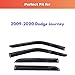 KPY Rain Guards Fit for 2009-2020 Dodge Journey, Out-Channel Window Visors Vent Wind Deflectors 4PC, Car Accessories for 09-20 Journey