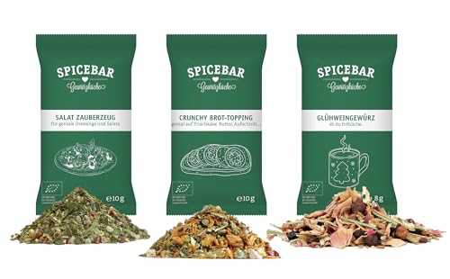 Spicebar Bio Adventskalender | 24 BIO-Gewürze | Kochfreude für Männer und Frauen | ideal als Geschenk