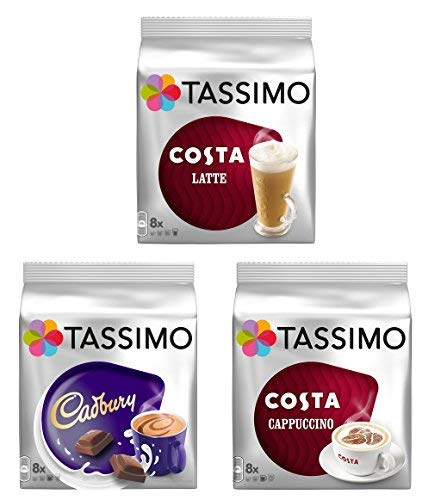 32 x Tassimo Favourite Variety T-Discs for Tassimo...