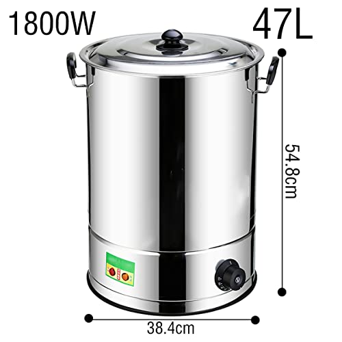 Catering Tea Urn Water Dispenser with Faucet, Electric Catering Urn Hot Boiler, for Brewing/Buffet/Commercial, B, 47L - Image 7