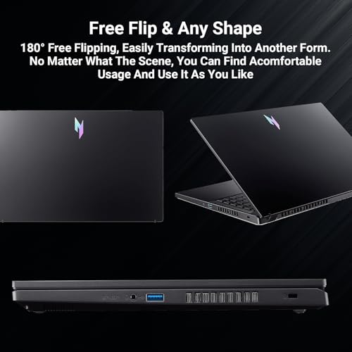 Nitro V 15.6" Gaming Laptop, AMD Ryzen 5 7535HS Hexa-Core, NVIDIA GeForce RTX 4050, 144Hz FHD IPS, 16GB RAM, 512GB SSD, WiFi 6, Backlit Keyboard, US Version KB, PDG HDMI Cable, Windows 11 Pro - Notebook - Immagine 7