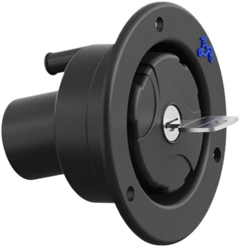 Lockable Freshwater Inlet Leakproof Water Filler Cap with 2 Compatible Compatible with RV Caravan Motorhome Water Inlet(Other)