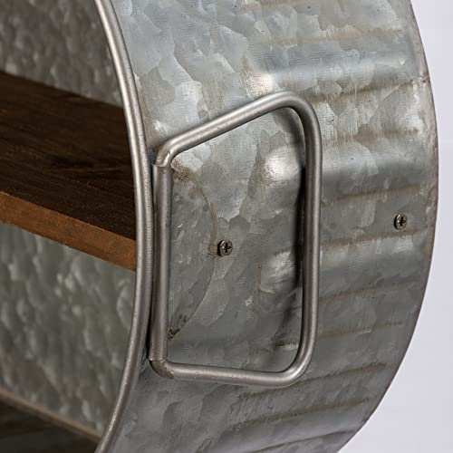 Primitives-by-Kathy-Rustic-Metal-Washtub-Display-Shelf-1725-x-950-x-450 Primitives by Kathy Rustic Metal Washtub Display Shelf 1725 x 950 x 450