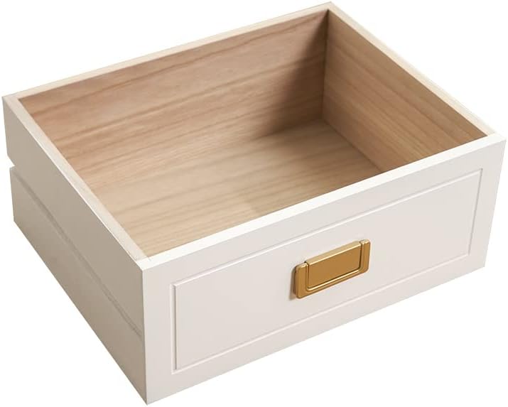 Miniatura 7 de Mesa auxiliar pequeña totalmente montada, mesita de noche, no requiere montaje, mesa auxiliar premontada con 2 cajones y estante abierto para sala